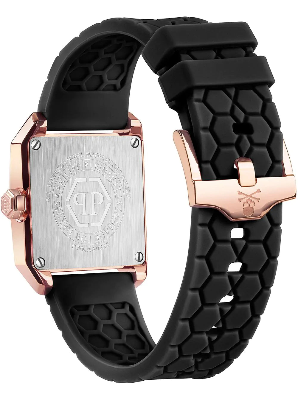 Philipp Plein Ladies Watch Street Couture Offshore Square Black