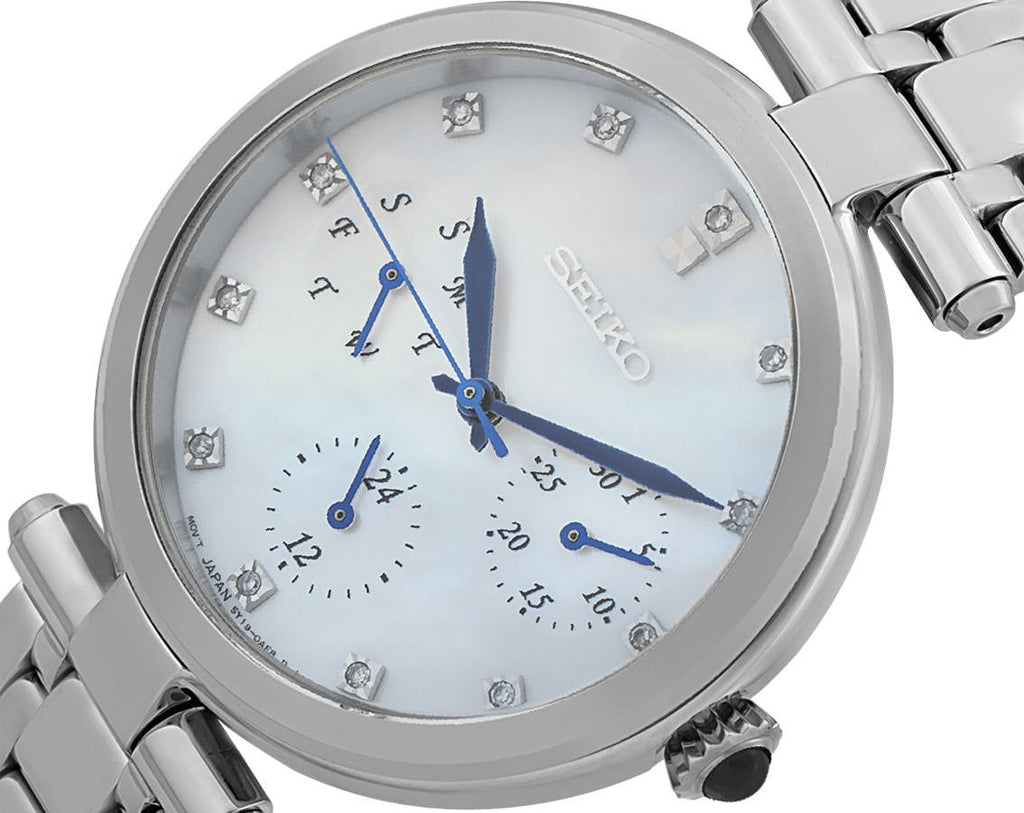 Seiko Caprice 12 Diamonds Classic White Ladies Watch