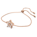 Swarovski Stella Star Bracelet Kite Cut White Rose Gold-Tone Plated