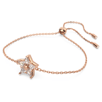 Swarovski Stella Star Bracelet Kite Cut White Rose Gold-Tone Plated