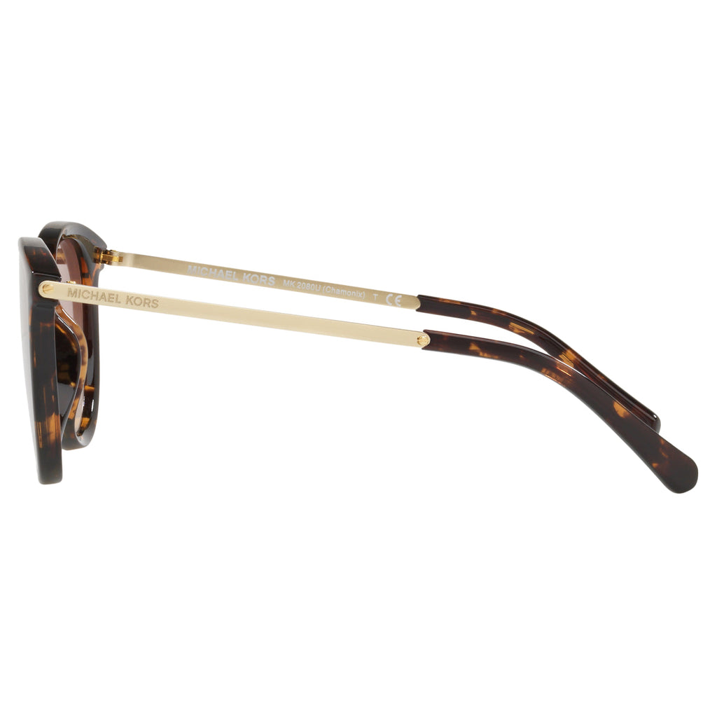 Sunglasses - Michael Kors 0MK2080U 333313 56 (MK09) Women's Dark Tortoise Chamonix Sunglasses