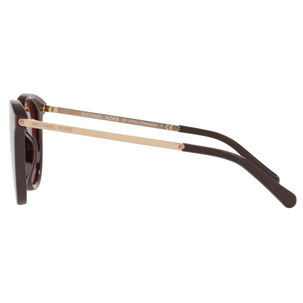 Sunglasses - Michael Kors 0MK2080U 33448H 56 (MK23) Women's Cordovan Solid Chamonix Sunglasses