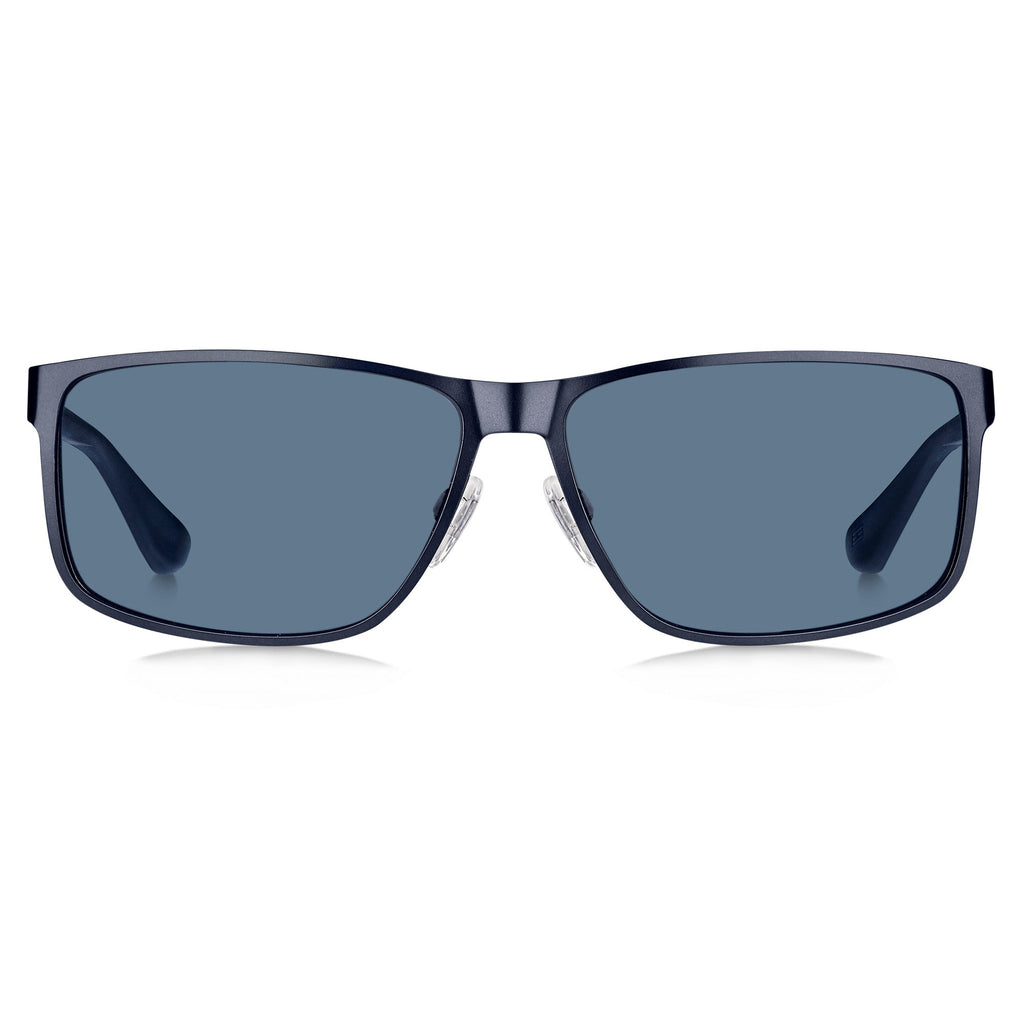 Sunglasses - Tommy Hilfiger TH 1542/S FLL 61KU Unisex Matte Blue Sunglasses