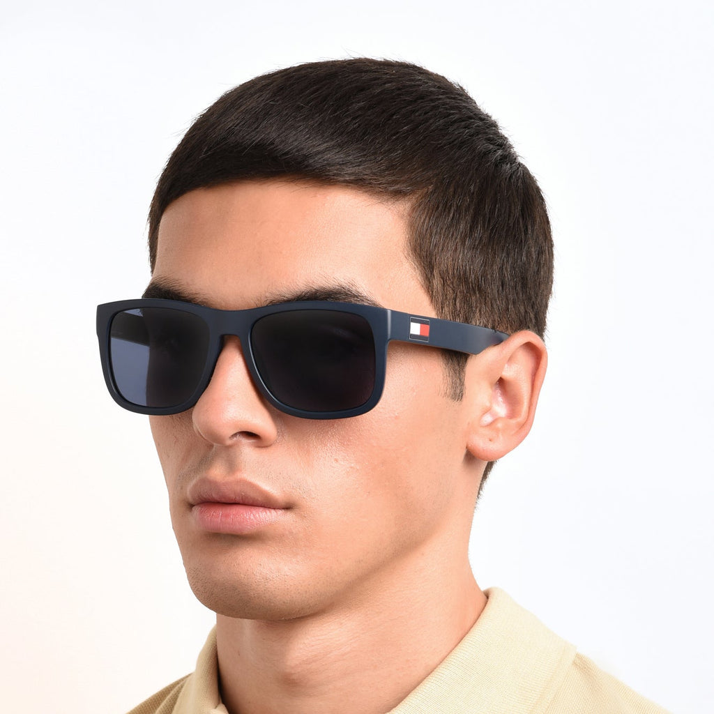 Sunglasses - Tommy Hilfiger TH 1556/S 8RU 53KU Unisex Blue Red Sunglasses