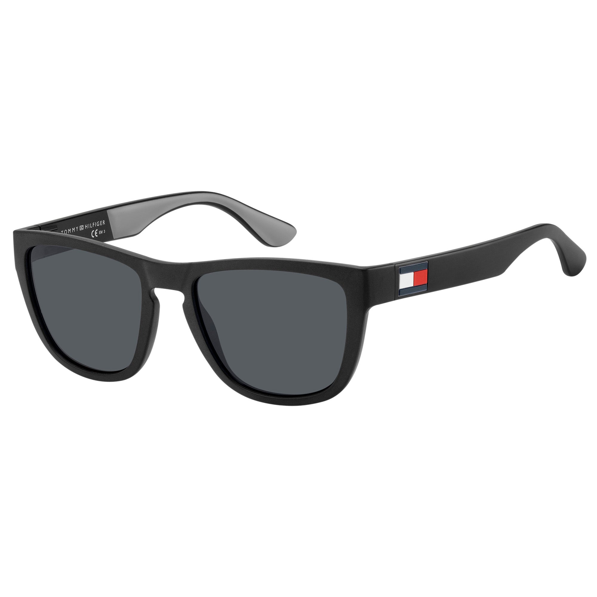Sunglasses - Tommy Hilfiger TH 1557/S 08A 54IR Men's Black Grey Sunglasses
