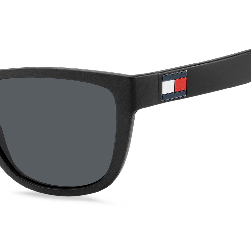 Sunglasses - Tommy Hilfiger TH 1557/S 08A 54IR Men's Black Grey Sunglasses