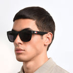 Sunglasses - Tommy Hilfiger TH 1557/S 08A 54IR Men's Black Grey Sunglasses