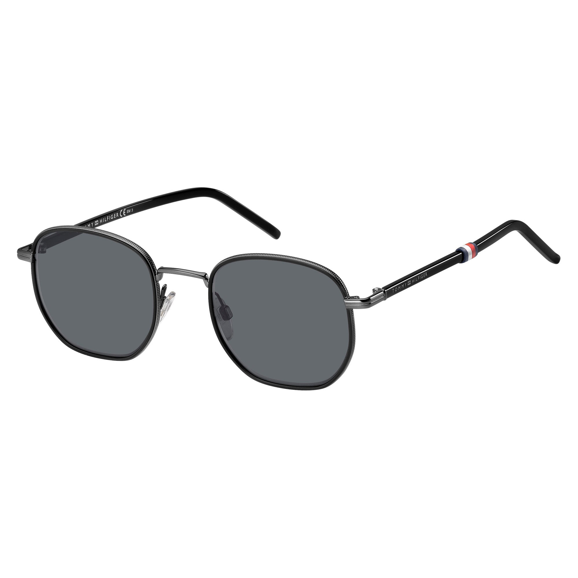 Sunglasses - Tommy Hilfiger TH 1672/S V81 50IR Unisex Dkrut Blk Sunglasses