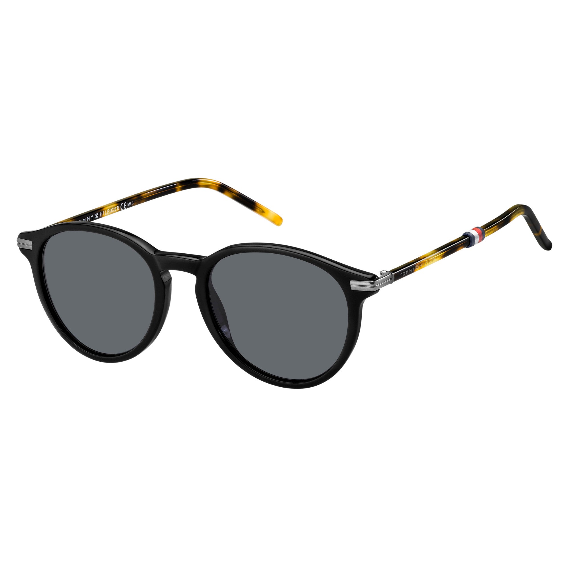 Sunglasses - Tommy Hilfiger TH 1673/S WR7 50IR Unisex Black Hvn Sunglasses