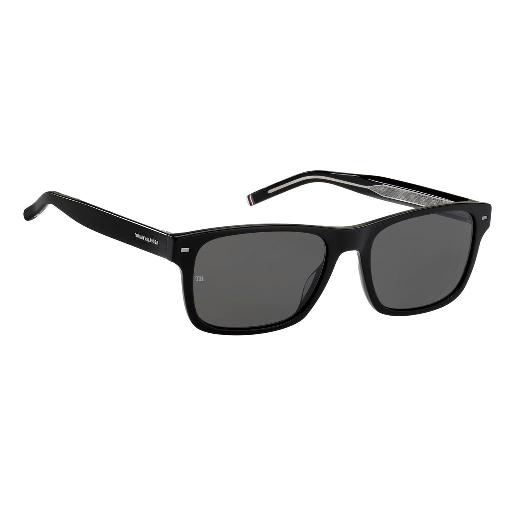 Sunglasses - Tommy Hilfiger TH 1794/S 807 55IR Men's Black Sunglasses
