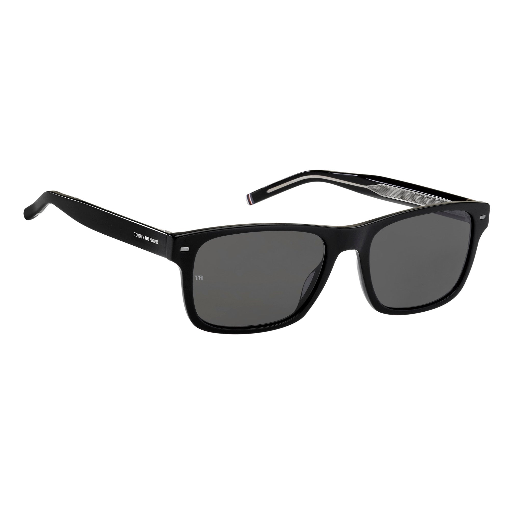 Sunglasses - Tommy Hilfiger TH 1794/S 807 55IR Men's Black Sunglasses