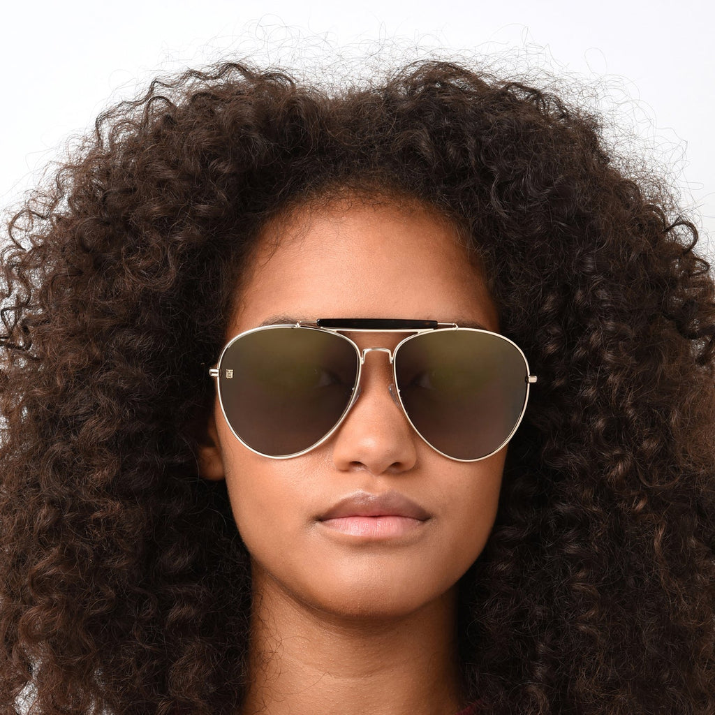 Sunglasses - Tommy Hilfiger TH 1808/S J5G 61FQ Women's Gold Sunglasses