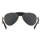 Sunglasses - Versace 0VE2150Q 100287 62 (VER1) Men's Gold Sunglasses