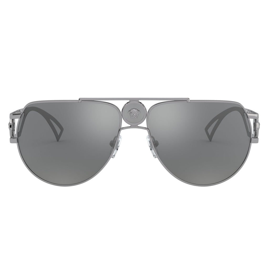 Sunglasses - Versace 0VE2225 10016G 60 (VER4) Men's Gunmetal Sunglasses