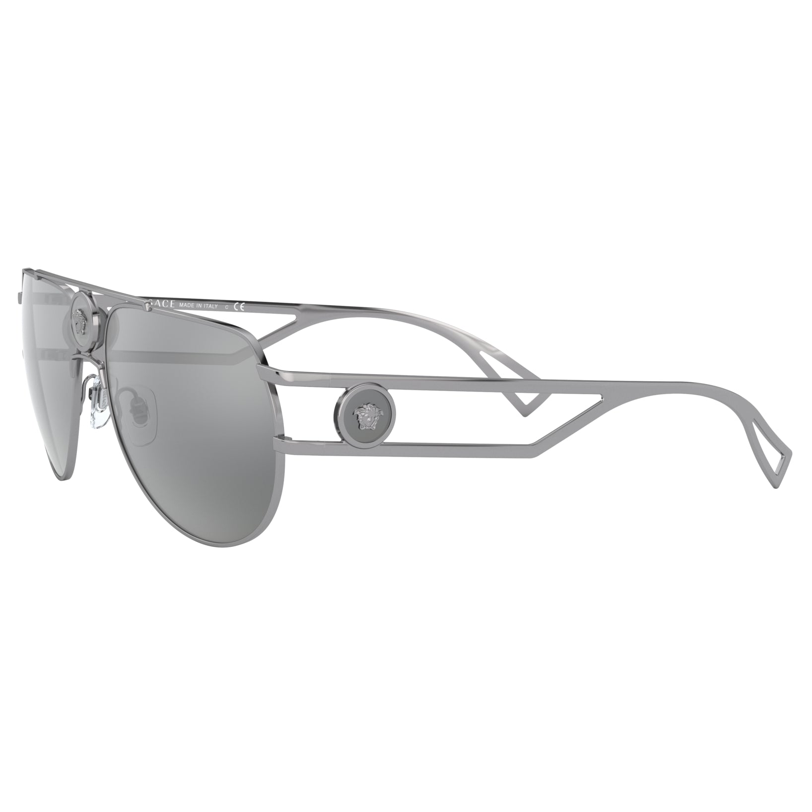 Sunglasses - Versace 0VE2225 10016G 60 (VER4) Men's Gunmetal Sunglasses