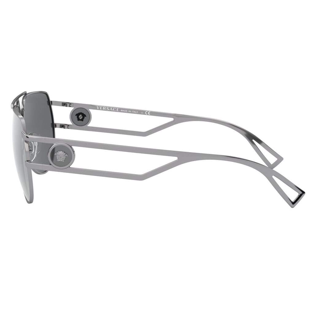 Sunglasses - Versace 0VE2225 10016G 60 (VER4) Men's Gunmetal Sunglasses