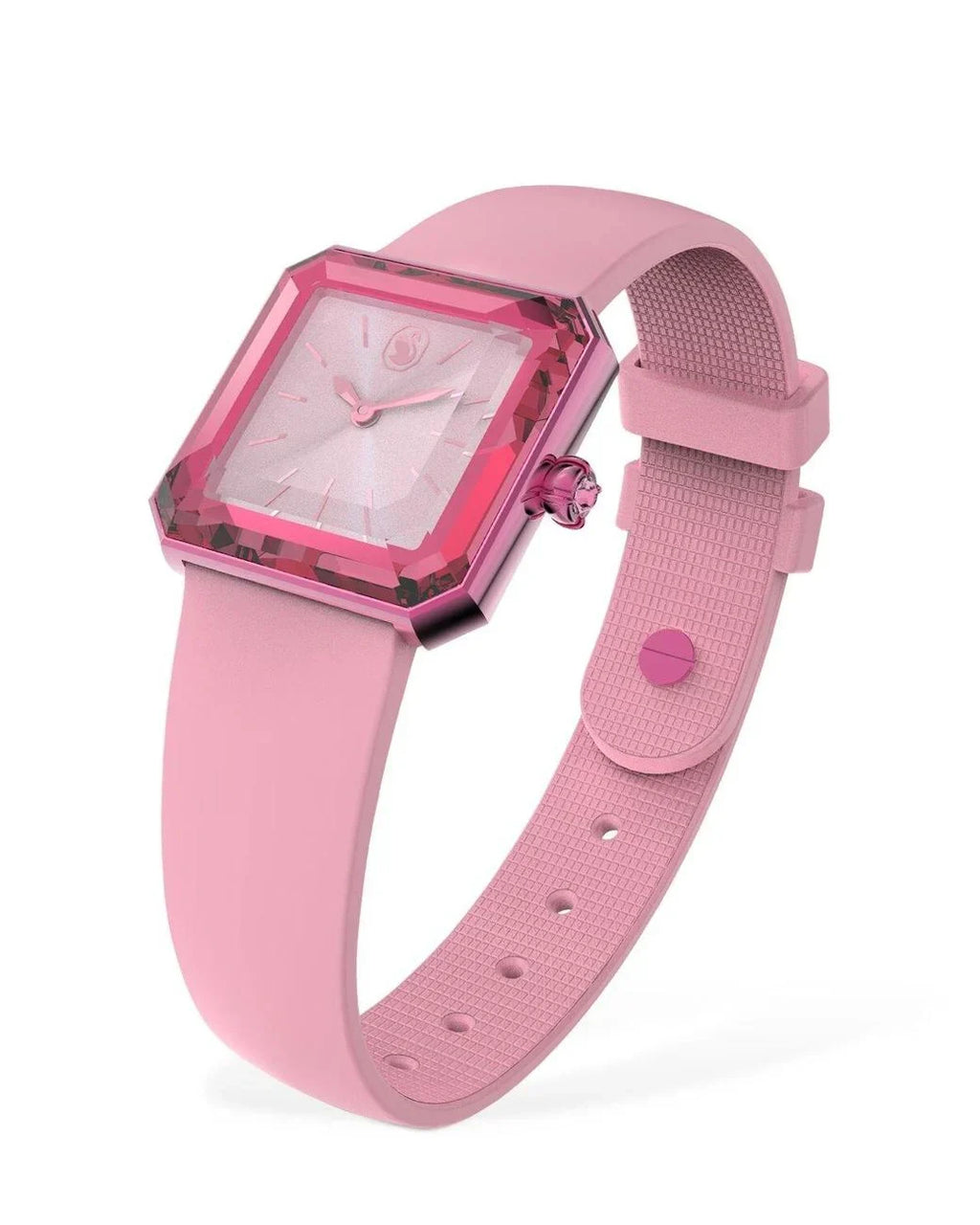 Swarovski Watch Lucent with Silicone Strap Pink