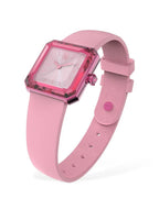 Swarovski Watch Lucent with Silicone Strap Pink