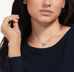 Swarovski Blue Iconic Swan Pendant