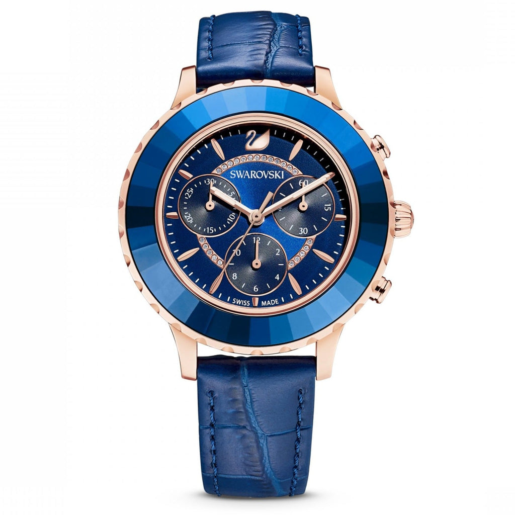 Swarovski Watch Octea Lux Chrono Blue