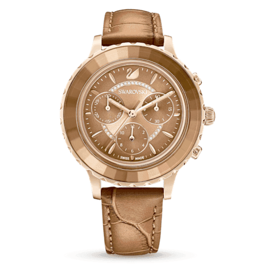 Swarovski Watch Octea Lux Chrono Brown