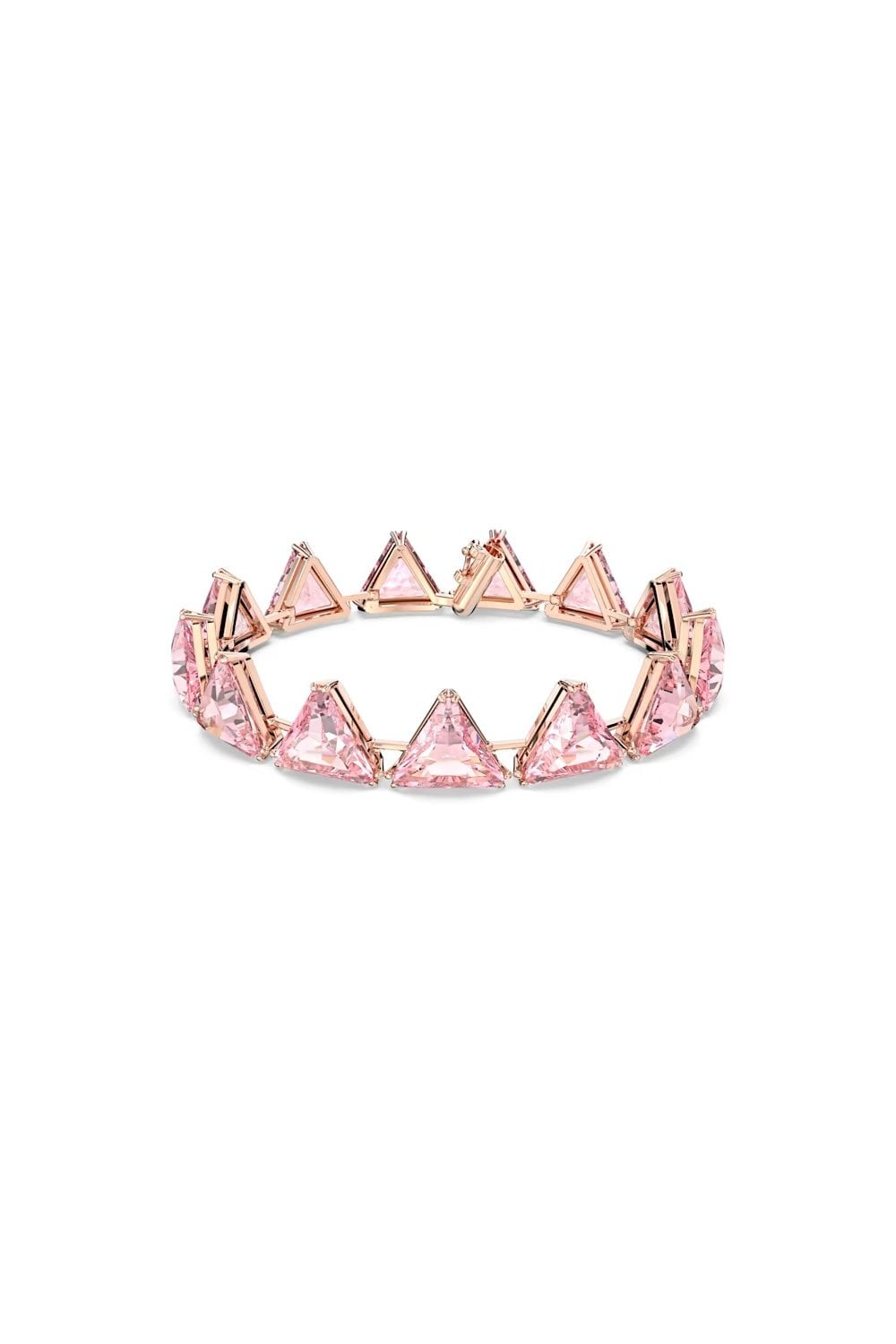 Swarovski Ortyx Pink Triangle Bracelet