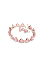 Swarovski Ortyx Pink Triangle Bracelet
