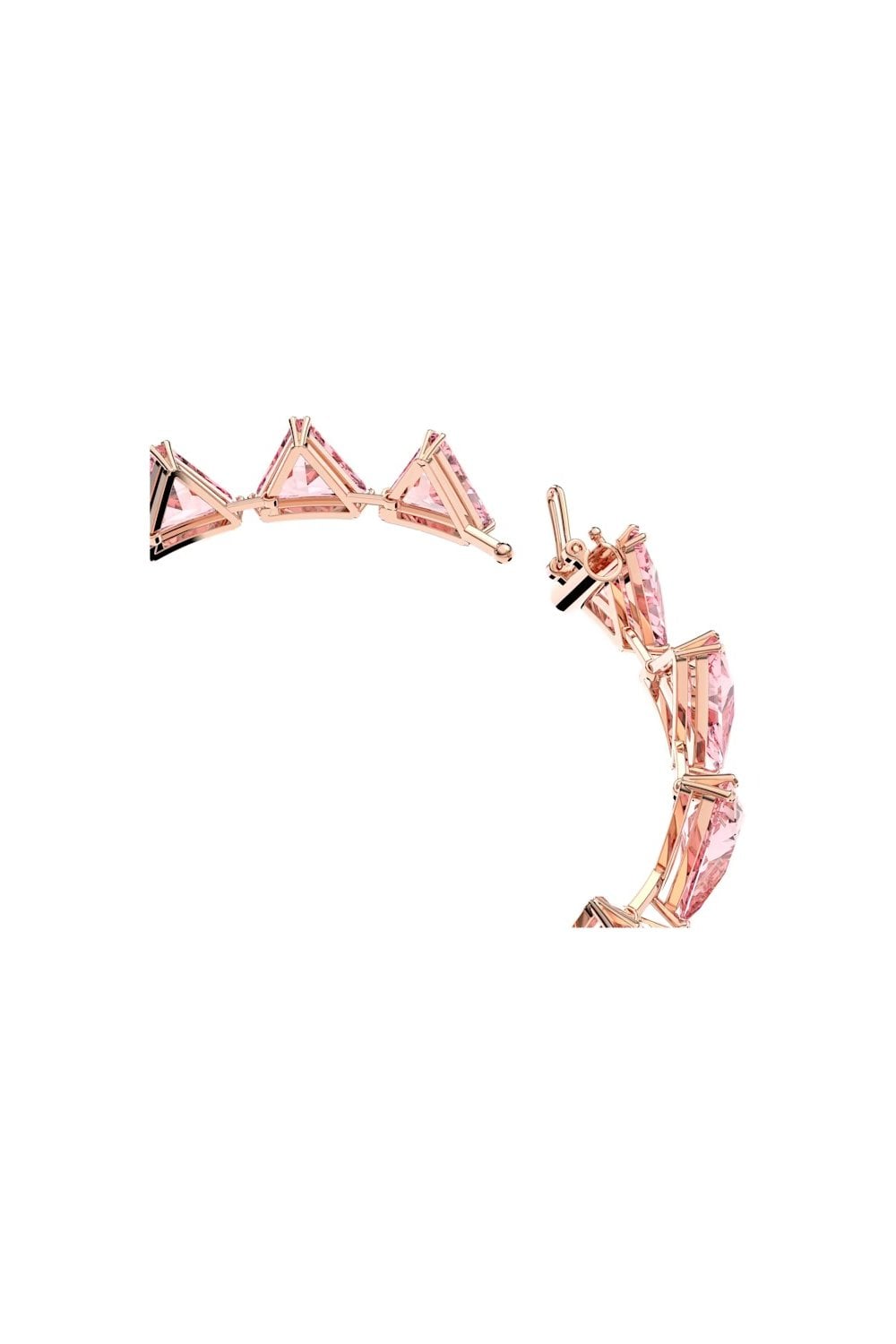 Swarovski Ortyx Pink Triangle Bracelet