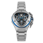 Tonino Lamborghini Spyder X Men’s Silver Blue Watch
