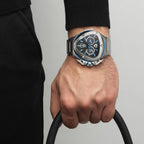 Tonino Lamborghini Spyder X Men’s Silver Blue Watch