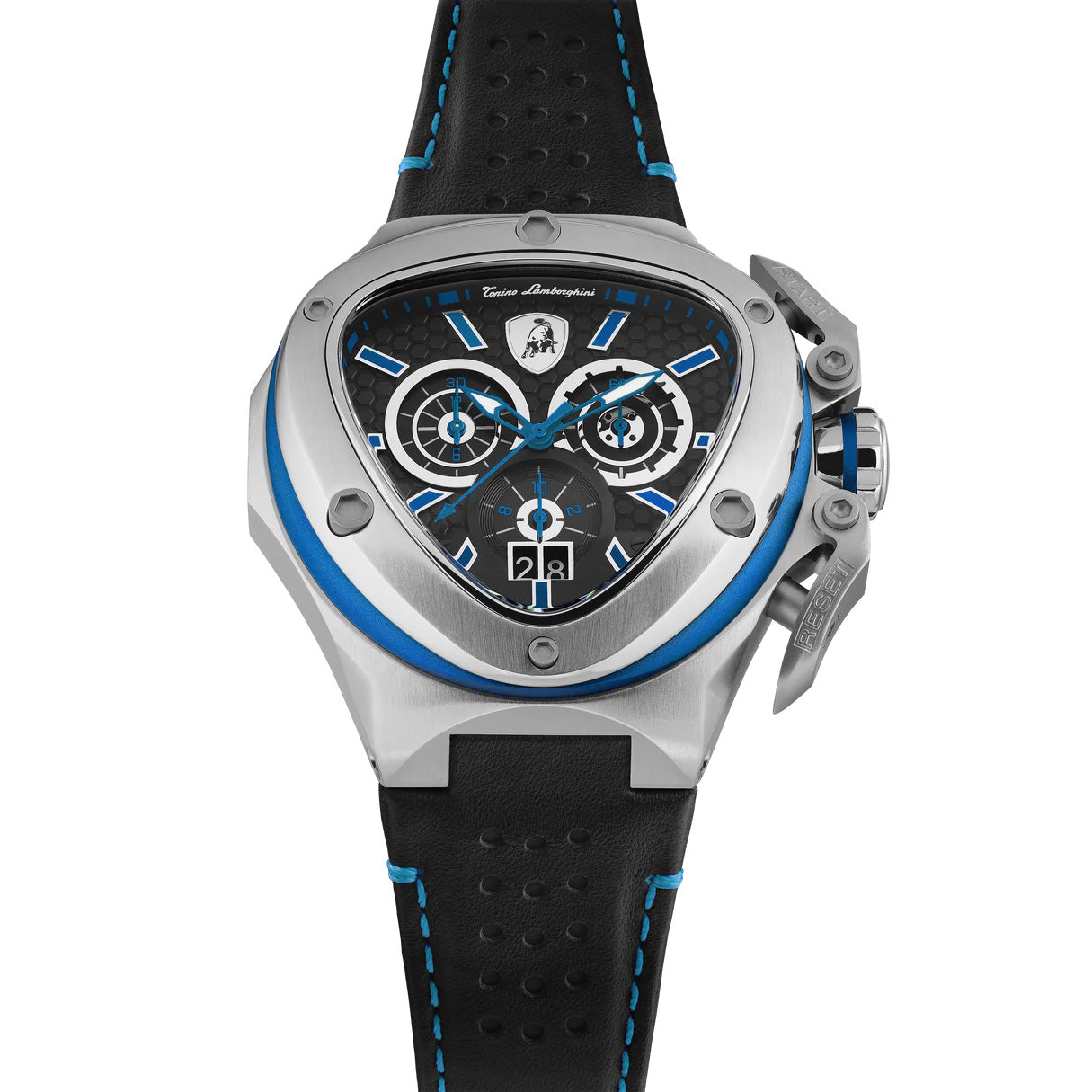 Tonino Lamborghini Spyder X Men’s Black Blue Watch