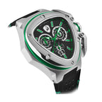 Tonino Lamborghini Spyder X Men's Silver Green Watch