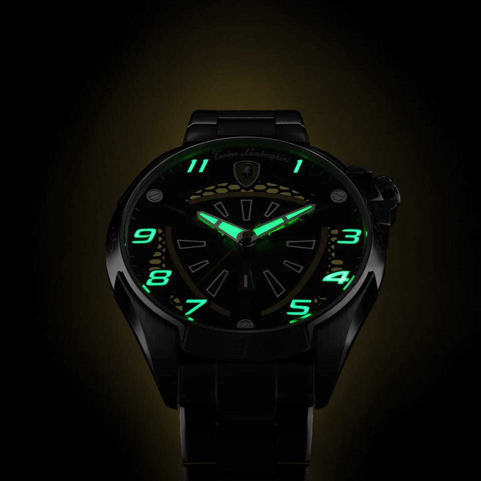Tonino Lamborghini Shock ABS Men's Silver Watch