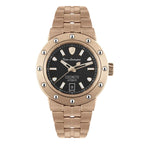 Tonino Lamborghini Cuscinetto Men's Rose Gold Black Watch