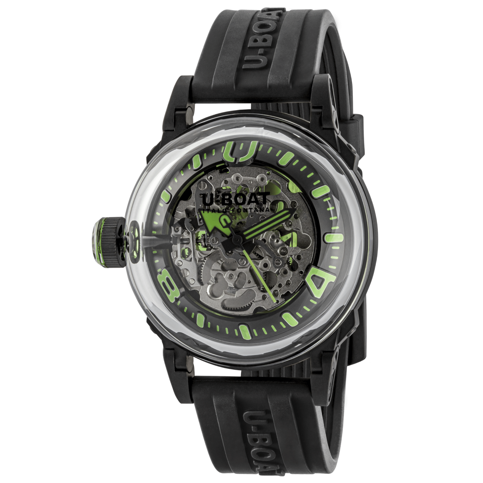 U-Boat U-65 Automatic Men's Black Green Watch