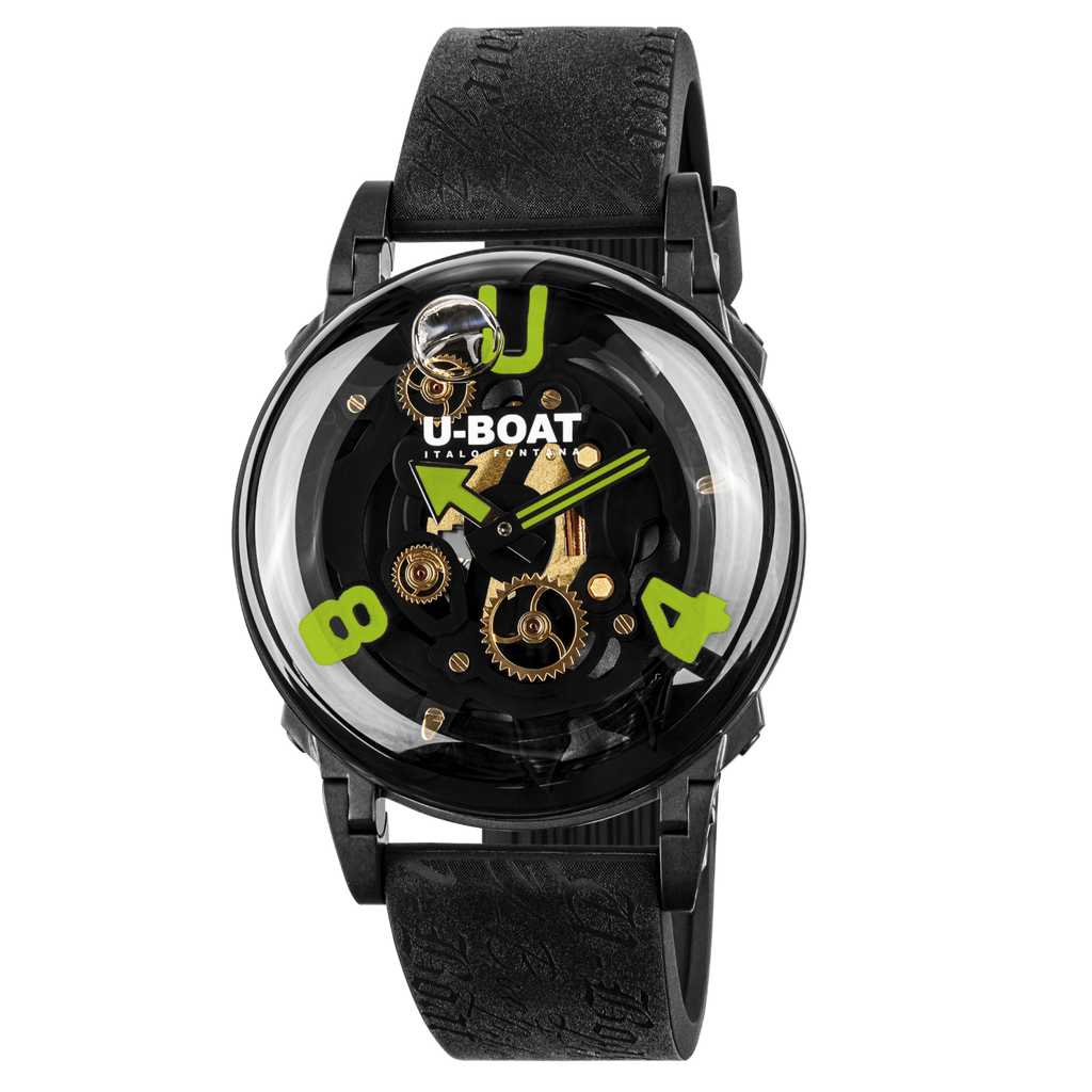 U-Boat U-65 Men's Black Green Watch