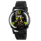 U-Boat U-65 Men's Black Green Watch