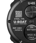 U-Boat U-65 Men's Black Green Watch