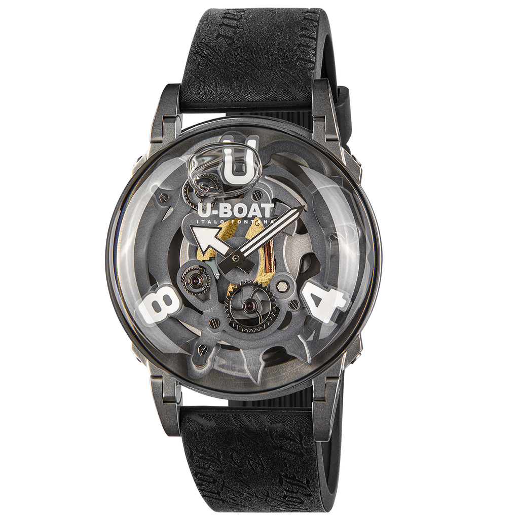U-Boat U-65 Men's Grey Stainless Steel Watch