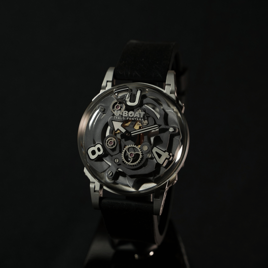 U-Boat U-65 Men's Grey Stainless Steel Watch
