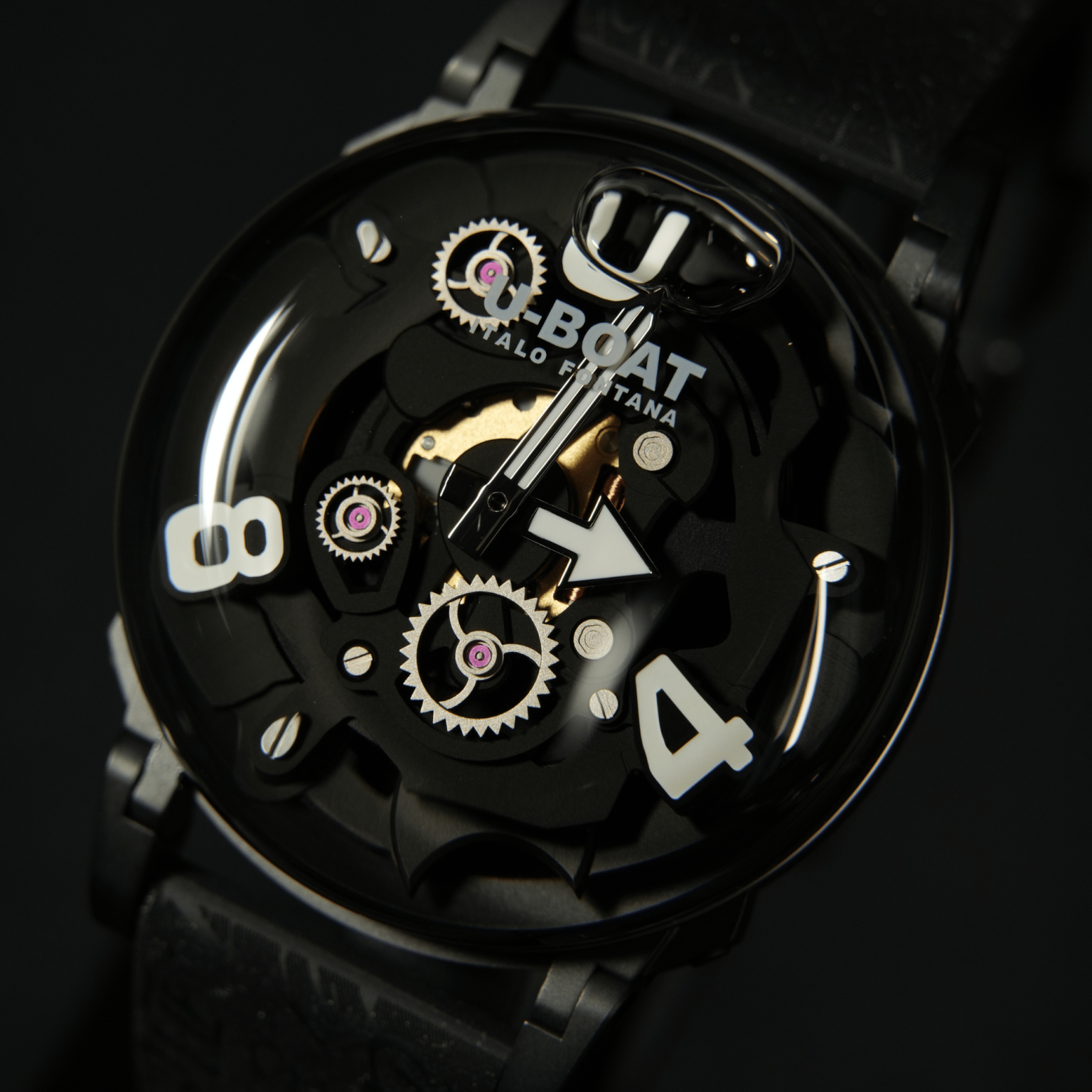 U-Boat U-65 Men's Black PVD Stainless Steel Watch