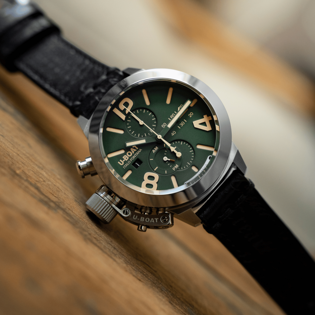 U-Boat Classico 45 Tungsten Chronograph Men’s Green Watch