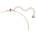 Swarovski Una pendant Necklace Rose Gold Red Plated
