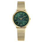 Versace Ladies Watch V-Circle 38mm Green Gold