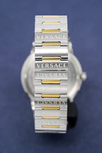Versace Ladies Watch Greca Logo Two-Tone Green VEVH00720 - WatchPilot