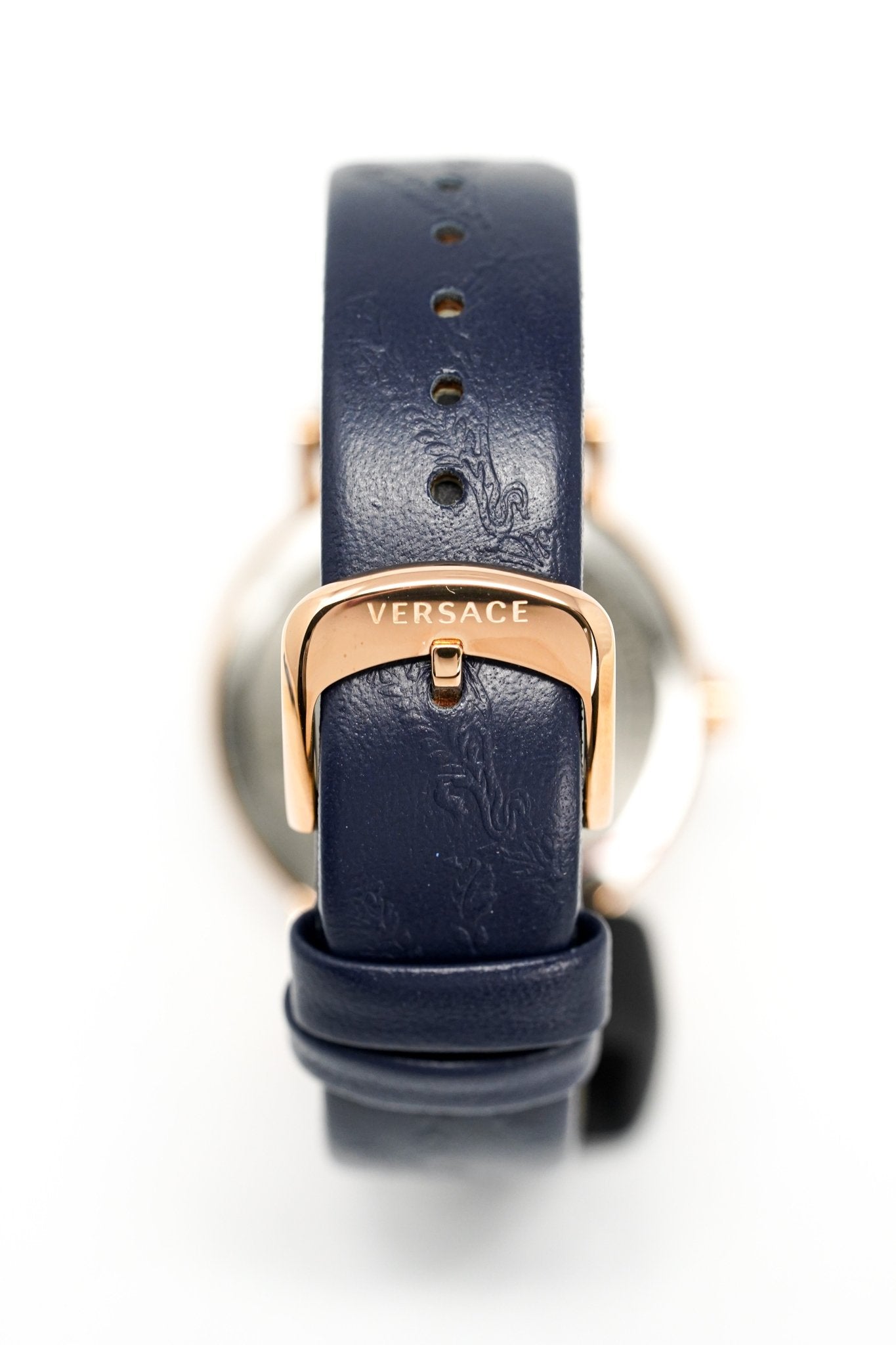 Versace Ladies Watch Virtus Blue IP Gold VERI00420 - WatchPilot