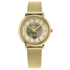 Versace Men's V-Circle Yellow Gold VBQ070017 - WatchPilot
