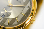 Versace Men's V-Circle Yellow Gold VBQ070017 - WatchPilot