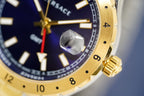 Versace Men's Watch Hellenyium GMT Two-Tone Blue V11060017 - WatchPilot