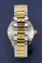 Versace Men's Watch Hellenyium GMT Two-Tone Silver V11030015 - WatchPilot